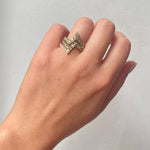 Alan Martin Gard Diamond and Gold Ring-Charlotte Sayers Antique Jewellery