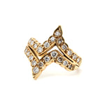 Alan Martin Gard Diamond and Gold Ring-Charlotte Sayers Antique Jewellery