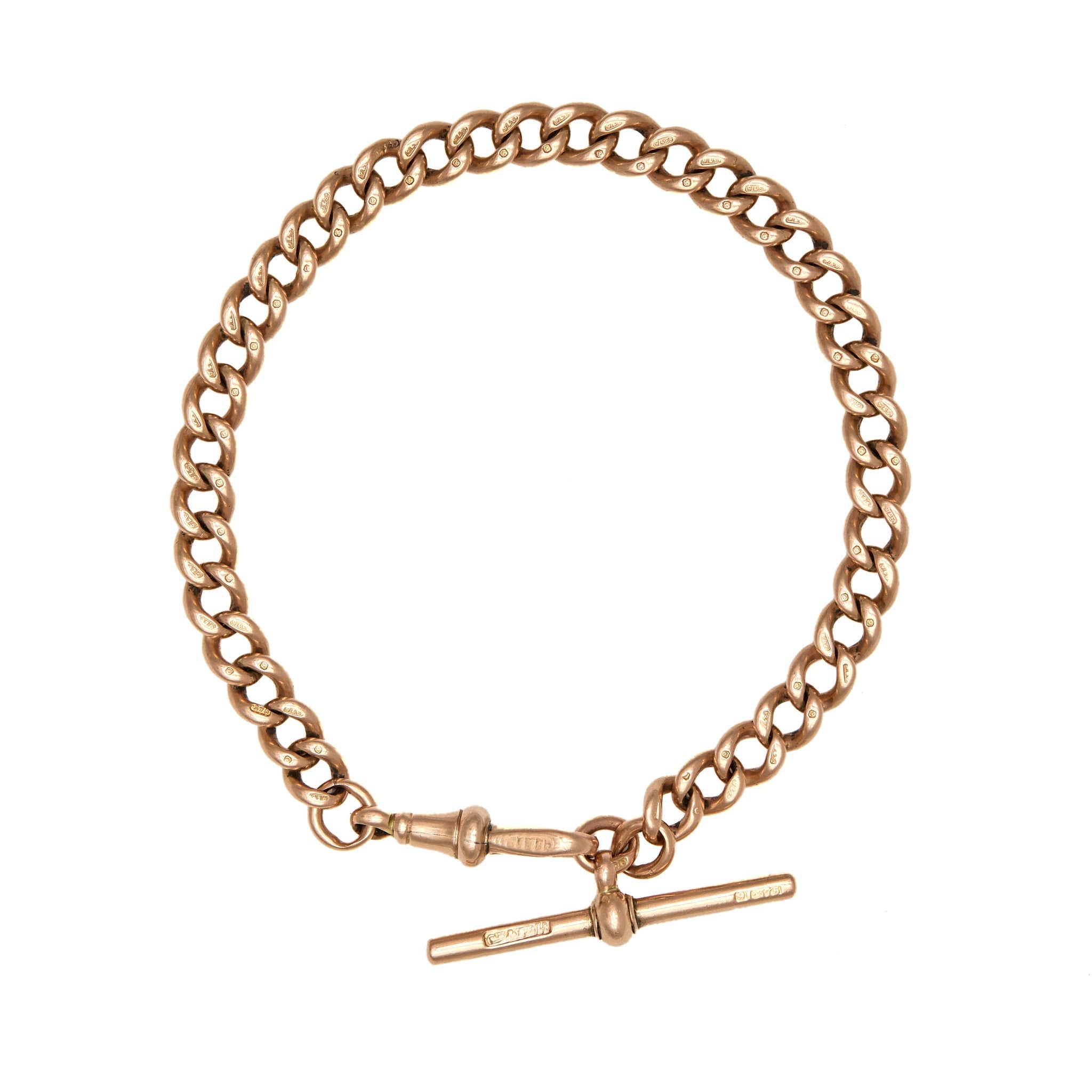 Albert Chain Bracelet-Charlotte Sayers Antique Jewellery