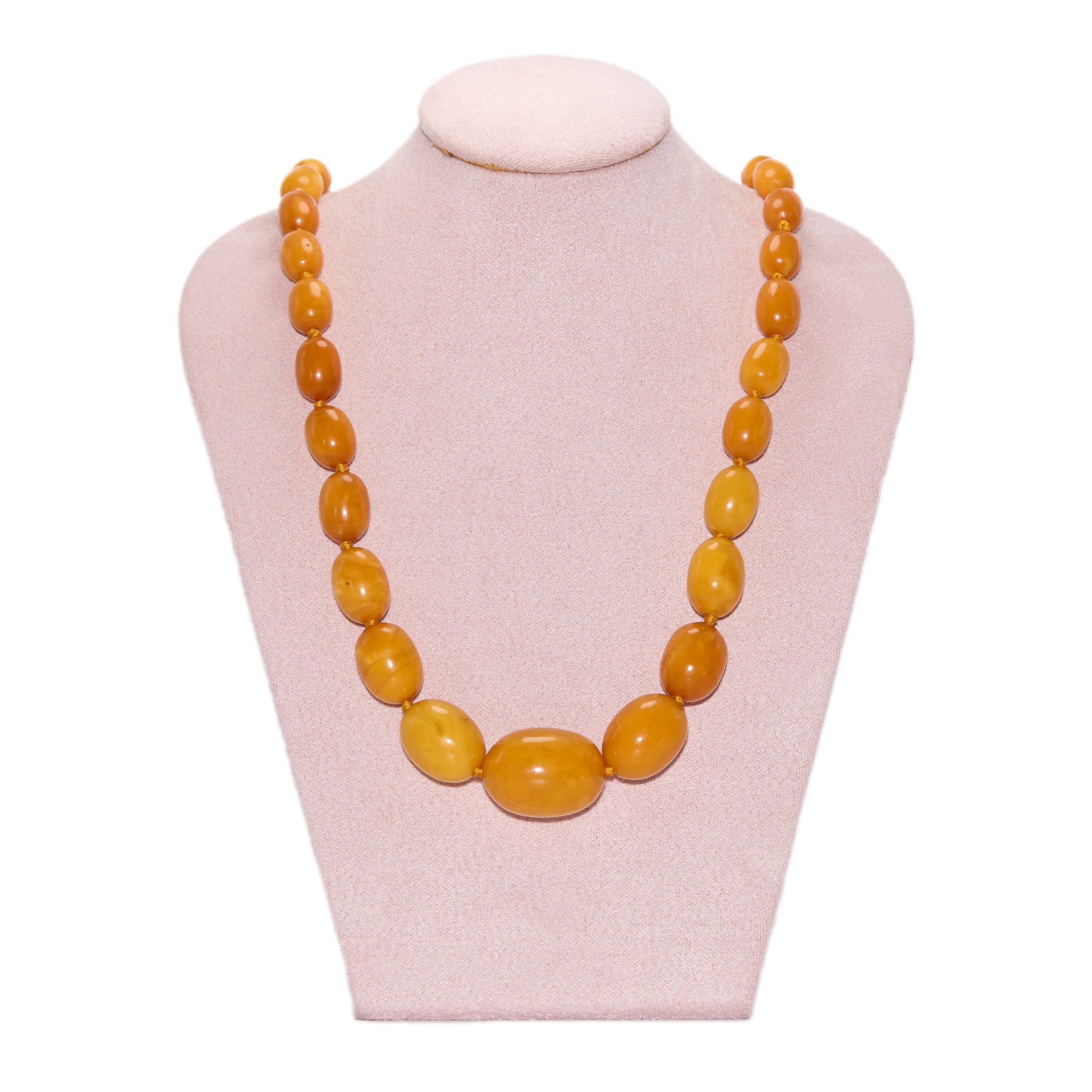 Amber Necklace-Charlotte Sayers Antique Jewellery
