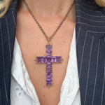 Amethyst Cross-Charlotte Sayers Antique Jewellery