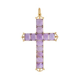 Amethyst Cross-Charlotte Sayers Antique Jewellery