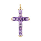 Amethyst Cross-Charlotte Sayers Antique Jewellery