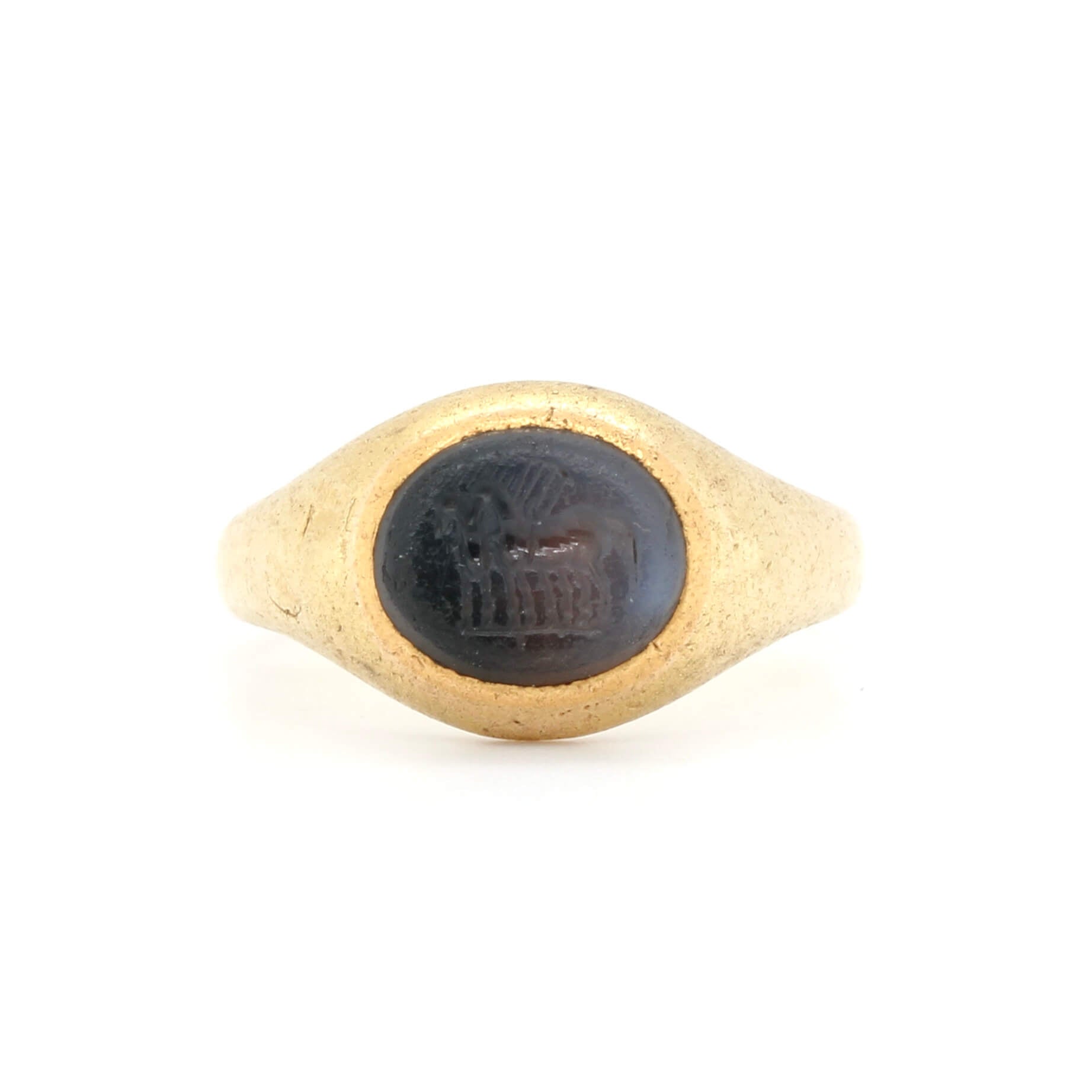 Ancient Roman Intaglio Ring - Charlotte Sayers Antique Jewellery
