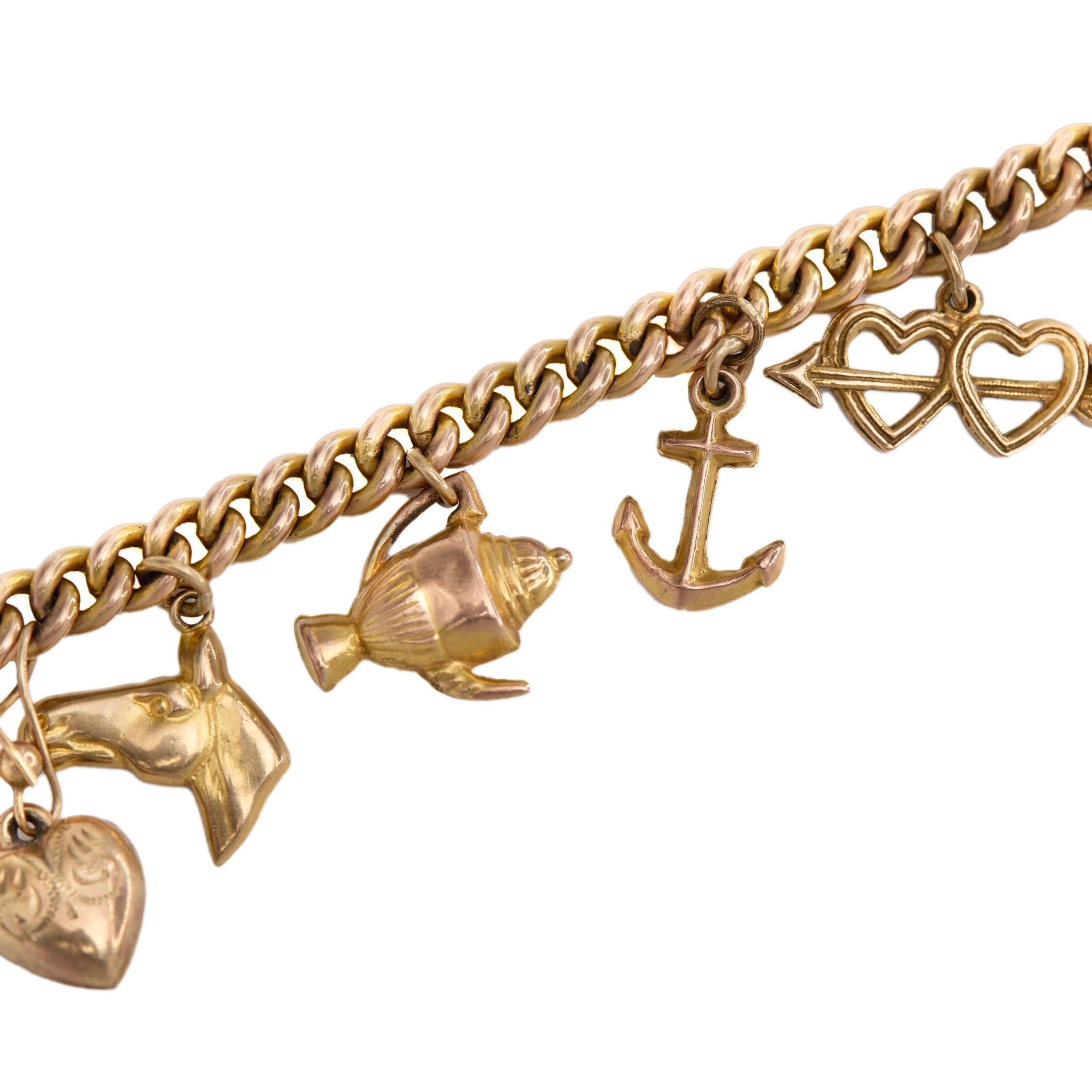 Antique Charm Bracelet-Charlotte Sayers Antique Jewellery