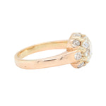 Antique Cushion Cut Diamond Ring-Charlotte Sayers Antique Jewellery