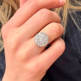 Antique Diamond Cluster Ring