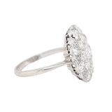 Antique Diamond Cluster Ring