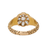 Antique Diamond Cluster Ring-Charlotte Sayers Antique Jewellery