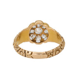 Antique Diamond Cluster Ring-Charlotte Sayers Antique Jewellery