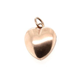 Antique Gold Heart Pendant-Charlotte Sayers Antique Jewellery