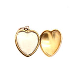 Antique Gold Heart Pendant-Charlotte Sayers Antique Jewellery