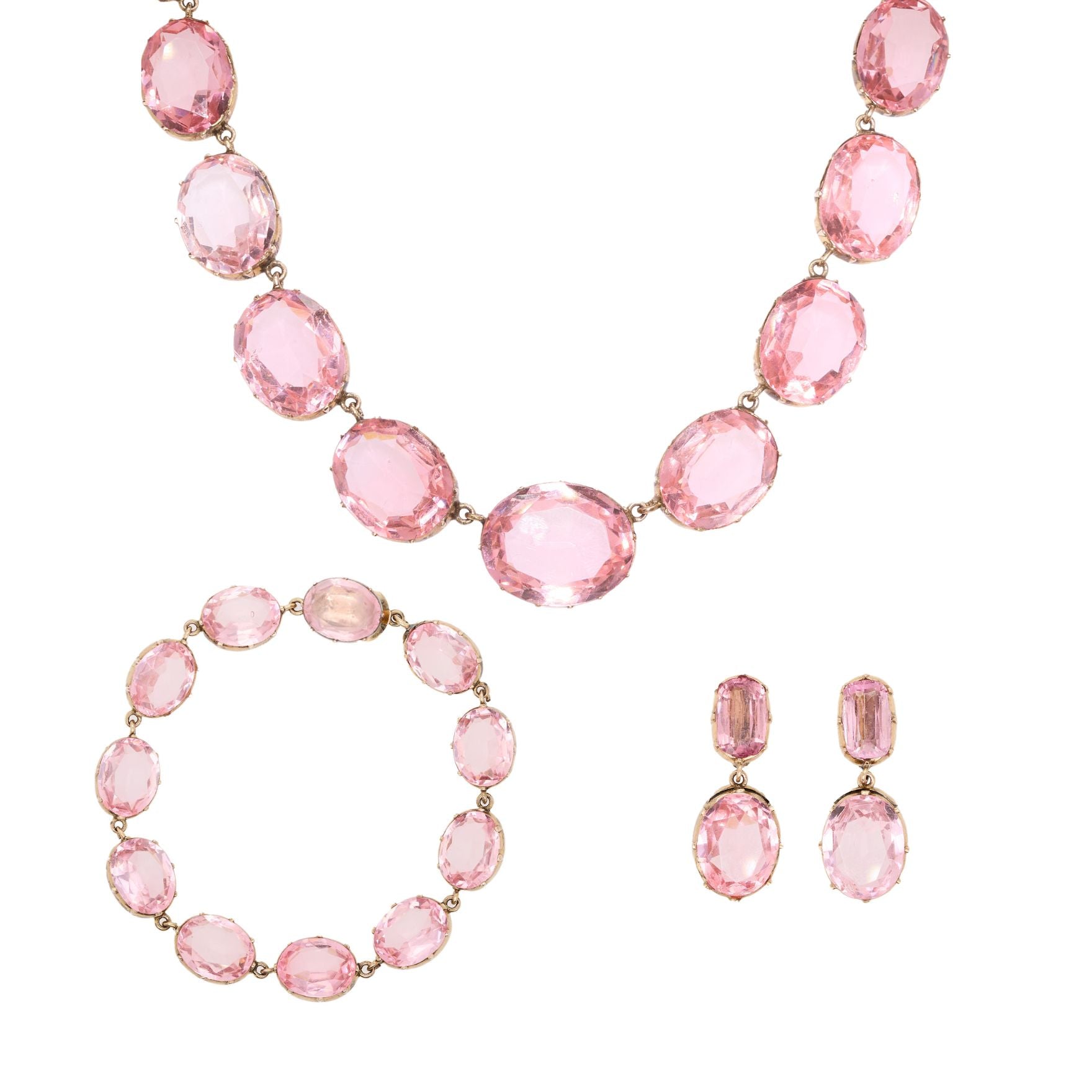 Antique Paste Rivière Suite-Charlotte Sayers Antique Jewellery
