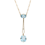 Aquamarine Pendant-Charlotte Sayers Antique Jewellery