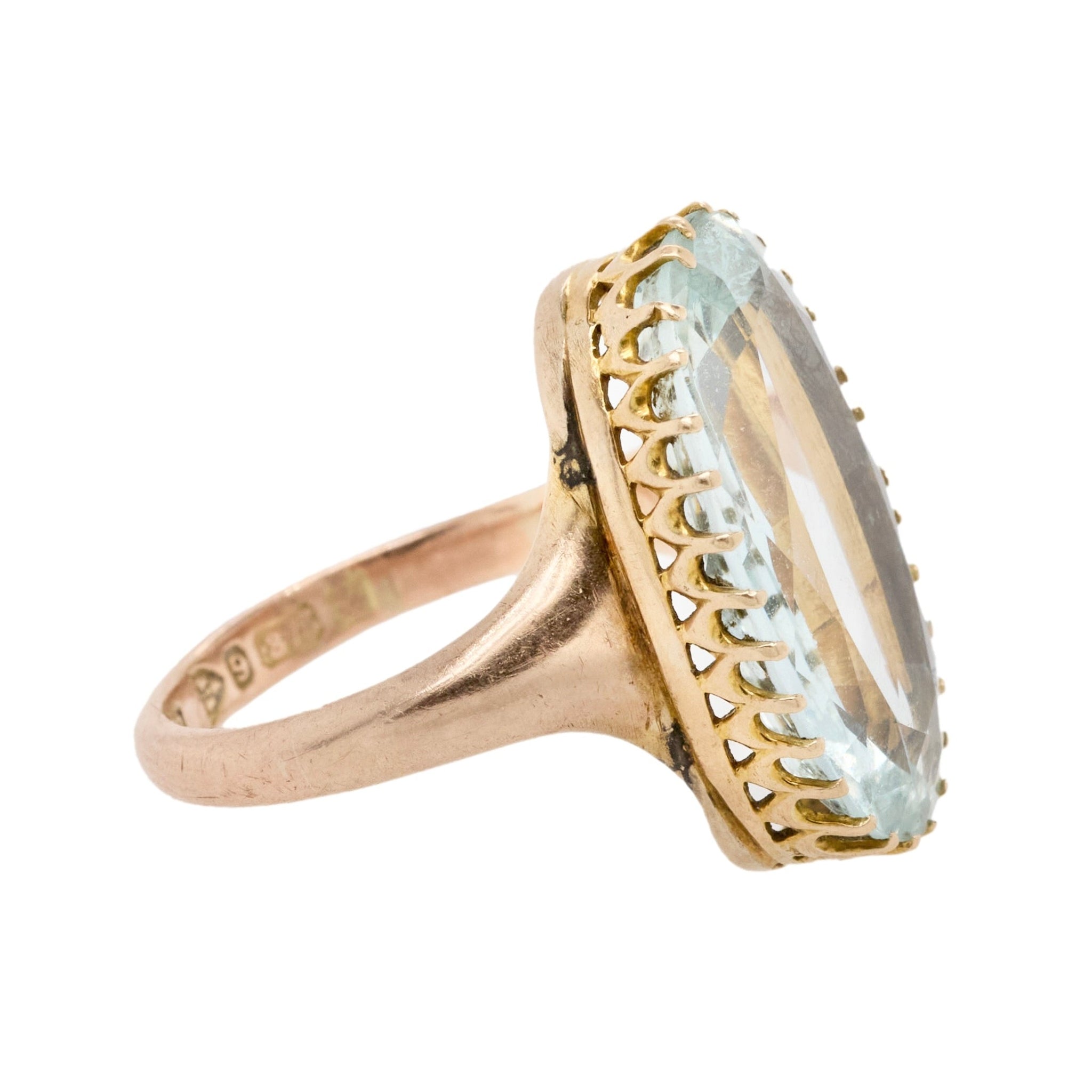 Aquamarine Ring-Charlotte Sayers Antique Jewellery