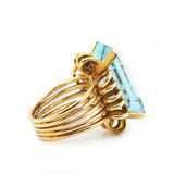 Aquamarine Ring-Charlotte Sayers Antique Jewellery