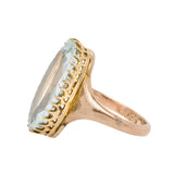 Aquamarine Ring-Charlotte Sayers Antique Jewellery