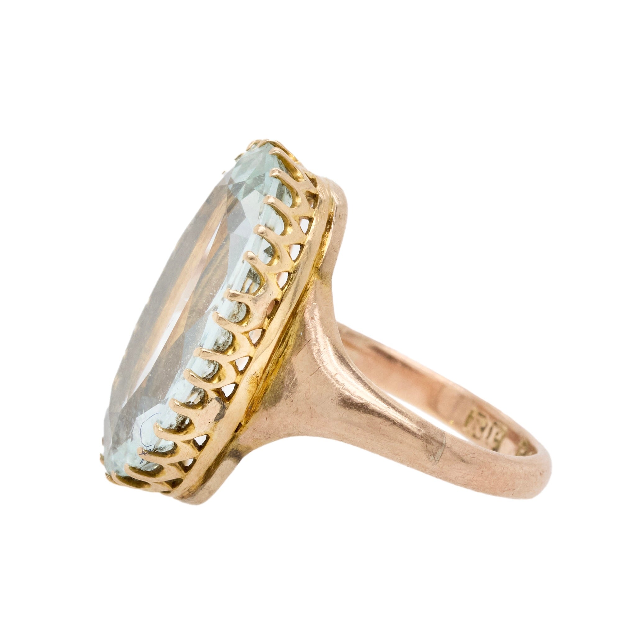 Aquamarine Ring-Charlotte Sayers Antique Jewellery