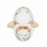Aquamarine Ring-Charlotte Sayers Antique Jewellery