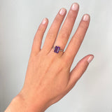 Art Deco Amethyst and Diamond Ring-Charlotte Sayers Antique Jewellery