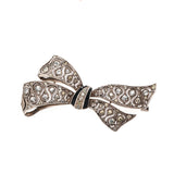 Art Deco Bow Brooch-Charlotte Sayers Antique Jewellery