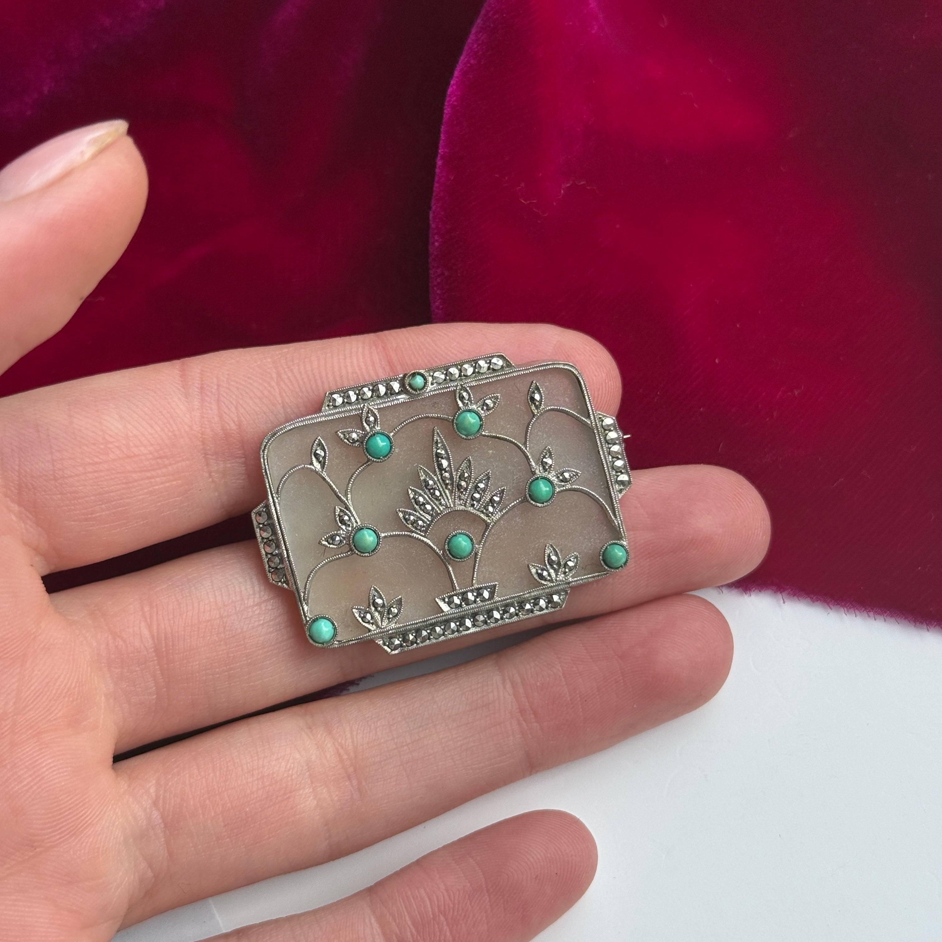 Art Deco Brooch by Theodor Fahrner-Charlotte Sayers Antique Jewellery