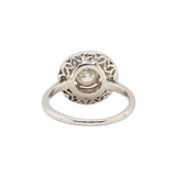 Art Deco Circular Diamond Ring-Charlotte Sayers Antique Jewellery