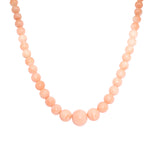 Art Deco Coral Necklace Earring Set-Charlotte Sayers Antique Jewellery