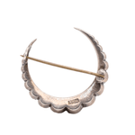 Art Deco Crescent Brooch-Charlotte Sayers Antique Jewellery
