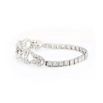 Art Deco Diamond Bracelet-Charlotte Sayers Antique Jewellery