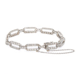 Art Deco Diamond Bracelet-Charlotte Sayers Antique Jewellery