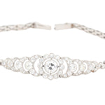 Art Deco Diamond Bracelet-Charlotte Sayers Antique Jewellery