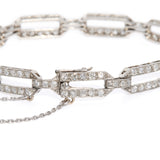 Art Deco Diamond Bracelet-Charlotte Sayers Antique Jewellery