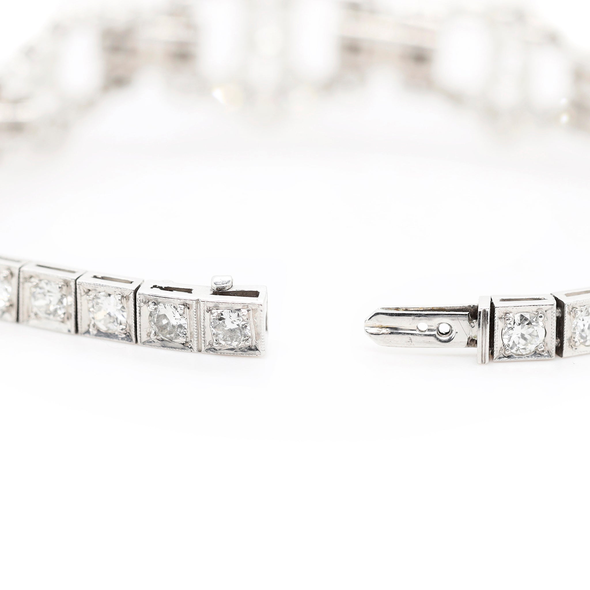 Art Deco Diamond Bracelet-Charlotte Sayers Antique Jewellery