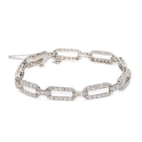 Art Deco Diamond Bracelet-Charlotte Sayers Antique Jewellery