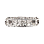 Art Deco Diamond Brooch-Charlotte Sayers Antique Jewellery