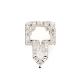 Art Deco Diamond Clip-Charlotte Sayers Antique Jewellery