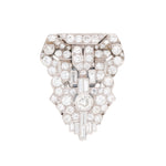 Art Deco Diamond Clip-Charlotte Sayers Antique Jewellery
