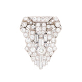 Art Deco Diamond Clip-Charlotte Sayers Antique Jewellery