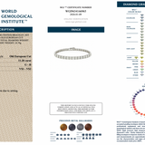 Art Deco Diamond Line Bracelet-Charlotte Sayers Antique Jewellery