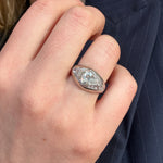 Art Deco Diamond Ring-Charlotte Sayers Antique Jewellery