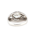 Art Deco Diamond Ring-Charlotte Sayers Antique Jewellery