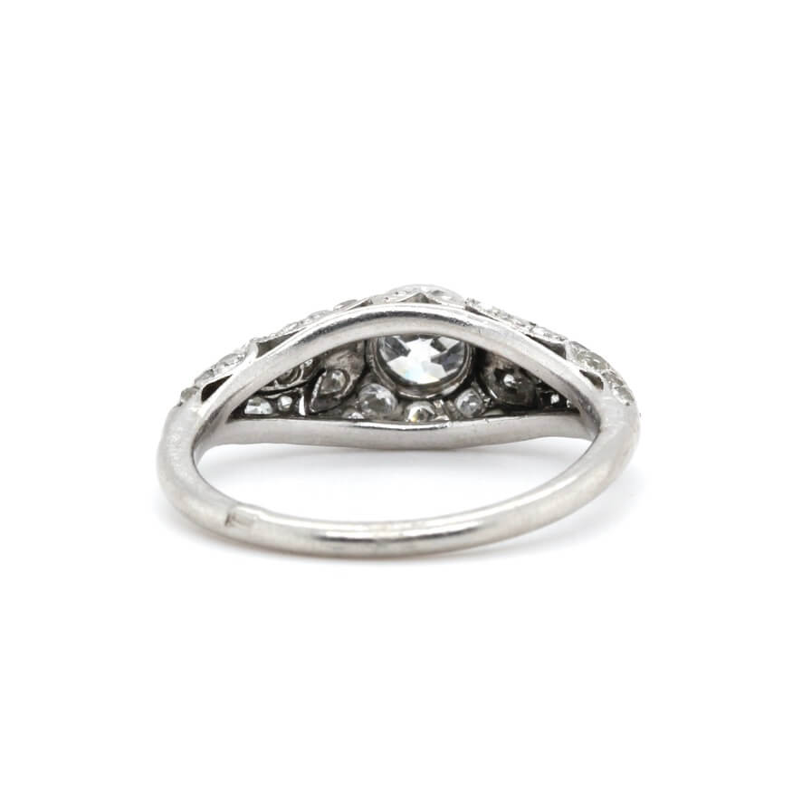 Art Deco Diamond Ring-Charlotte Sayers Antique Jewellery