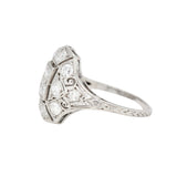 Art Deco Diamond Ring-Charlotte Sayers Antique Jewellery