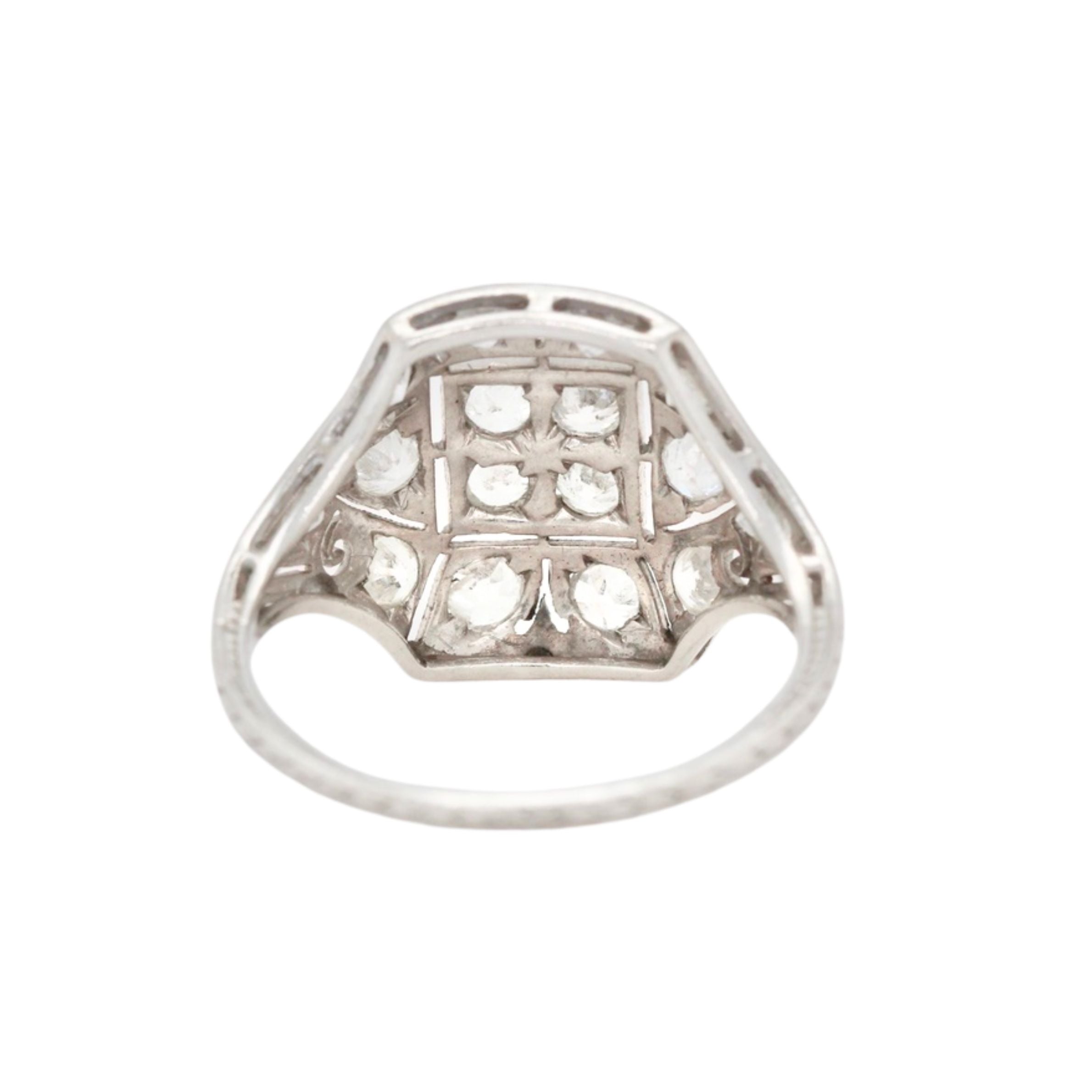 Art Deco Diamond Ring-Charlotte Sayers Antique Jewellery