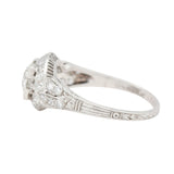 Art Deco Diamond Ring-Charlotte Sayers Antique Jewellery