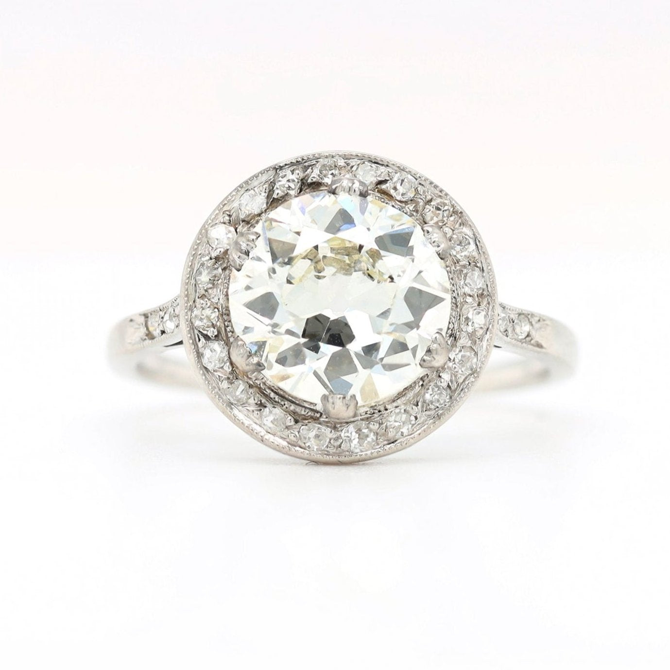 Art Deco Diamond Ring-Charlotte Sayers Antique Jewellery