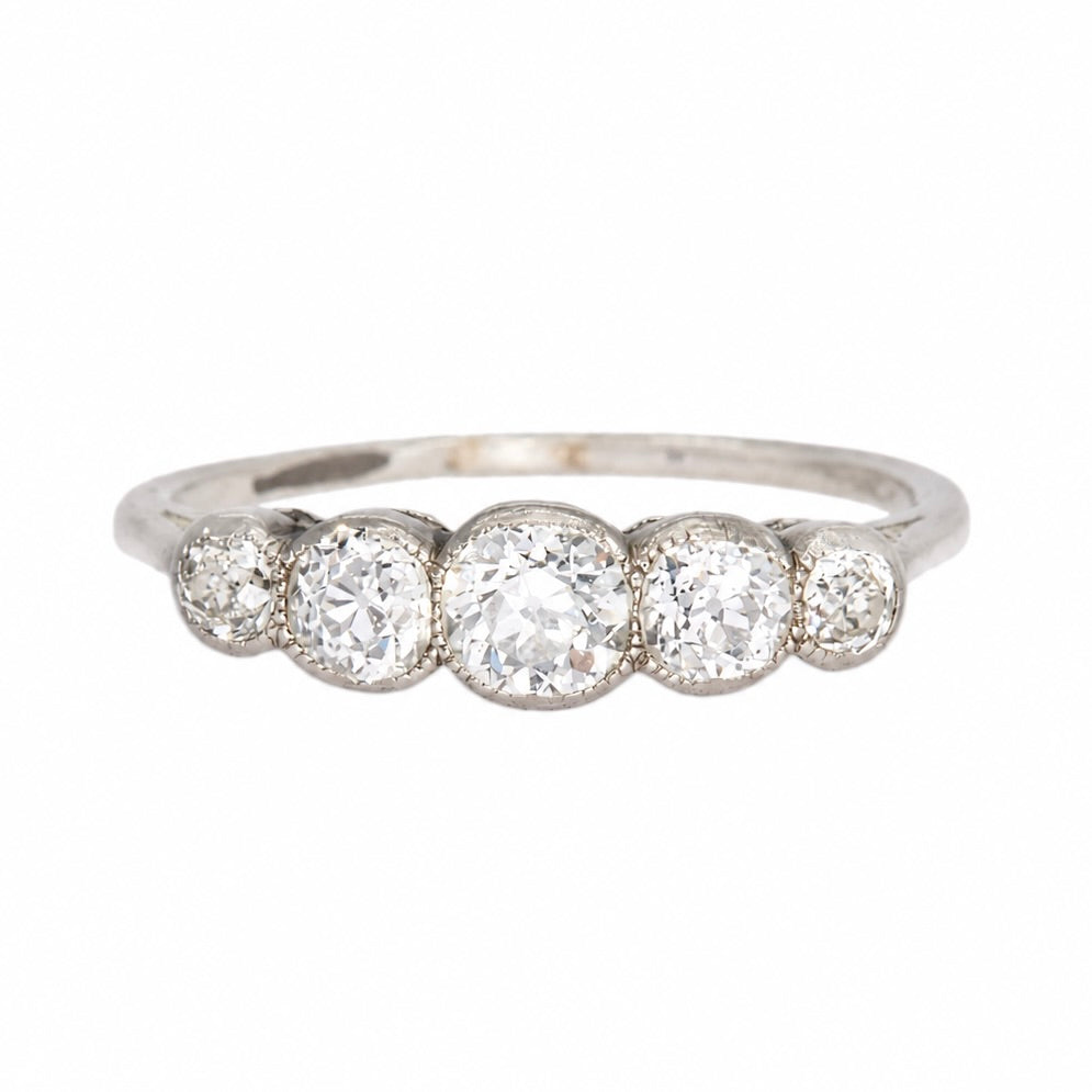Art Deco Diamond Ring-Charlotte Sayers Antique Jewellery