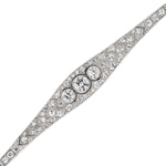 Art Deco Diamond and Platinum Bracelet-Charlotte Sayers Antique Jewellery