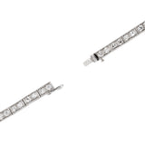Art Deco Diamond and Platinum Bracelet-Charlotte Sayers Antique Jewellery